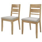 CraftPorch Elegant Wooden Dining Chairs (Set of 2) - N/A