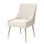 Irina Dining Chair Velvet Side Chair with Stainless Steel Leg