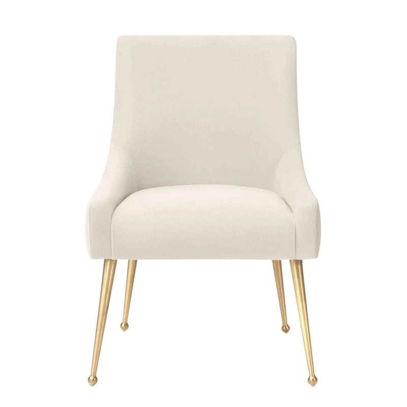 Irina Dining Chair Velvet Side Chair with Stainless Steel Leg