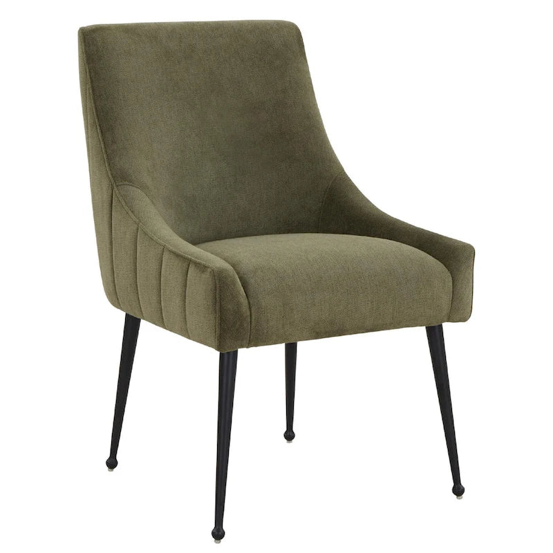Irina Dining Chair Velvet Side Chair with Stainless Steel Leg