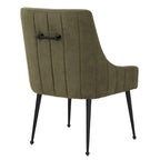 Irina Dining Chair Velvet Side Chair with Stainless Steel Leg