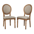 Lifestorey Toscana Solid Wood Dining Chair (Set of 2)