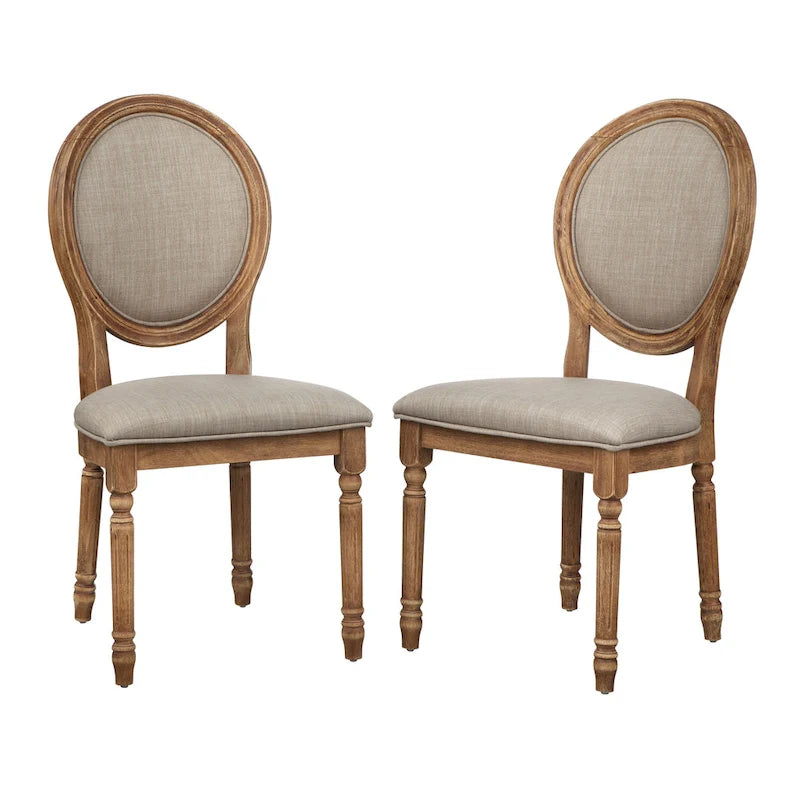 Lifestorey Toscana Solid Wood Dining Chair (Set of 2)