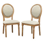 Lifestorey Toscana Solid Wood Dining Chair (Set of 2)