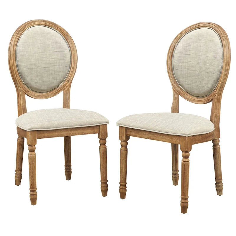 Lifestorey Toscana Solid Wood Dining Chair (Set of 2)
