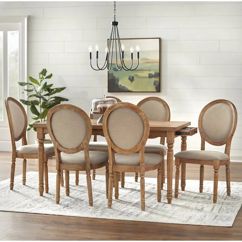 Lifestorey Toscana Solid Wood Dining Chair (Set of 2)