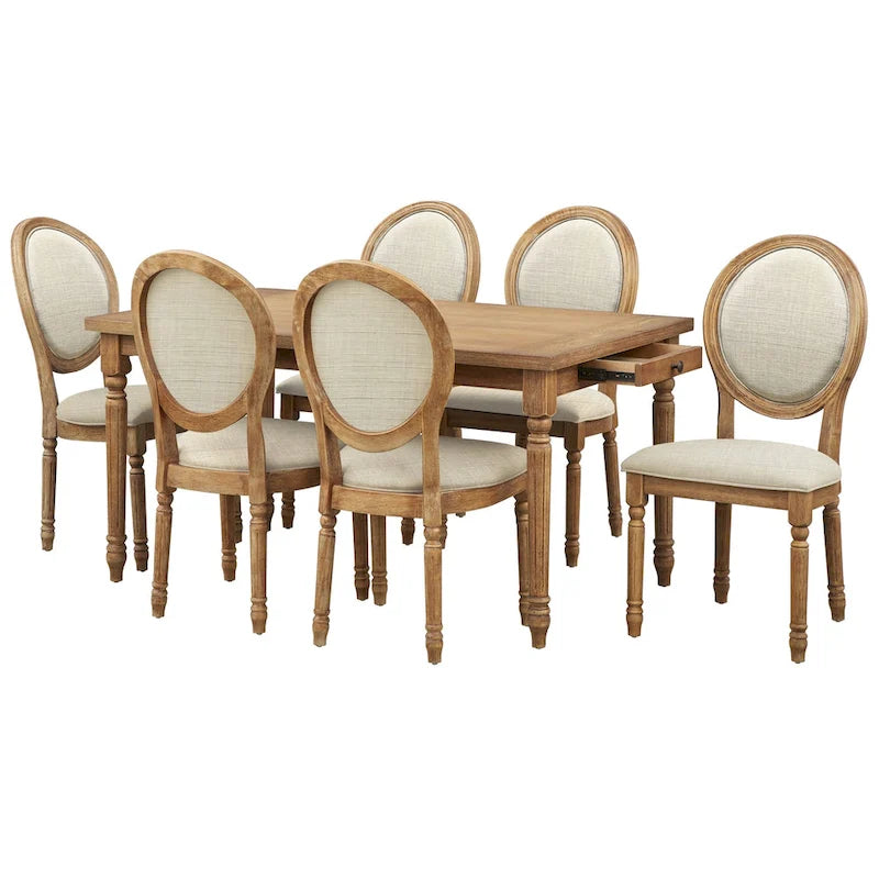 Lifestorey Toscana Solid Wood Dining Chair (Set of 2)