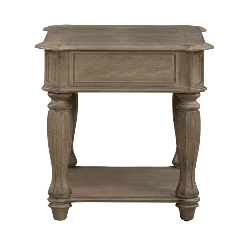 Magnolia Manor End Table for Living Room- 2 Finish Options - W24 x D28 x H24