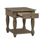 Magnolia Manor End Table for Living Room- 2 Finish Options - W24 x D28 x H24