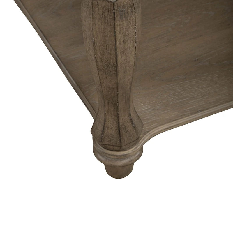 Magnolia Manor End Table for Living Room- 2 Finish Options - W24 x D28 x H24