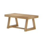 Plank and Beam Classic Rectangular Trestle Leg Coffee Table - 48