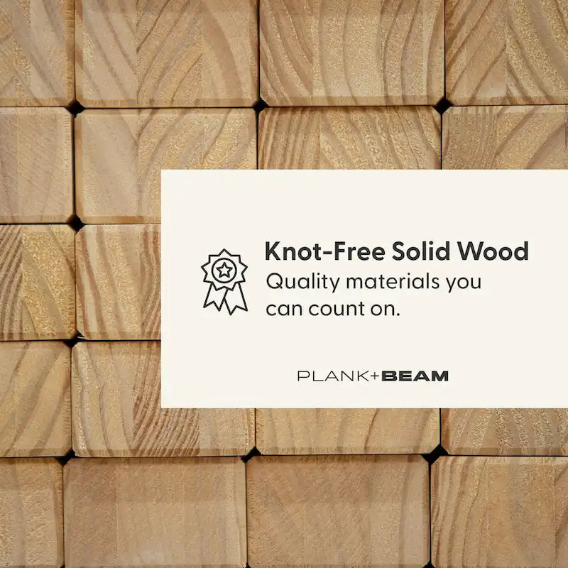 Plank and Beam Classic Rectangular Trestle Leg Coffee Table - 48