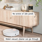 Living Skog Chelsea Brown TV Stand Fits for TV's up to 65 in. with Slatted Design and Wood Legs