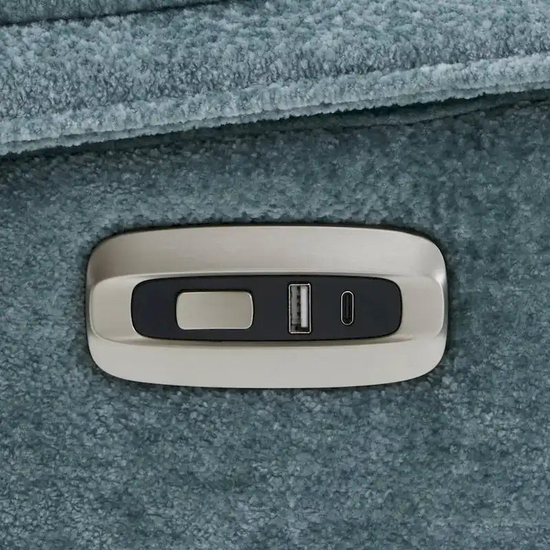 MCombo Armless Power Recliner Chair with USB Ports, 3.5 Wall Clearance Electric Reclining Sofa Chair for Living Room, ALR01