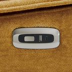 MCombo Armless Power Recliner Chair with USB Ports, 3.5 Wall Clearance Electric Reclining Sofa Chair for Living Room, ALR01