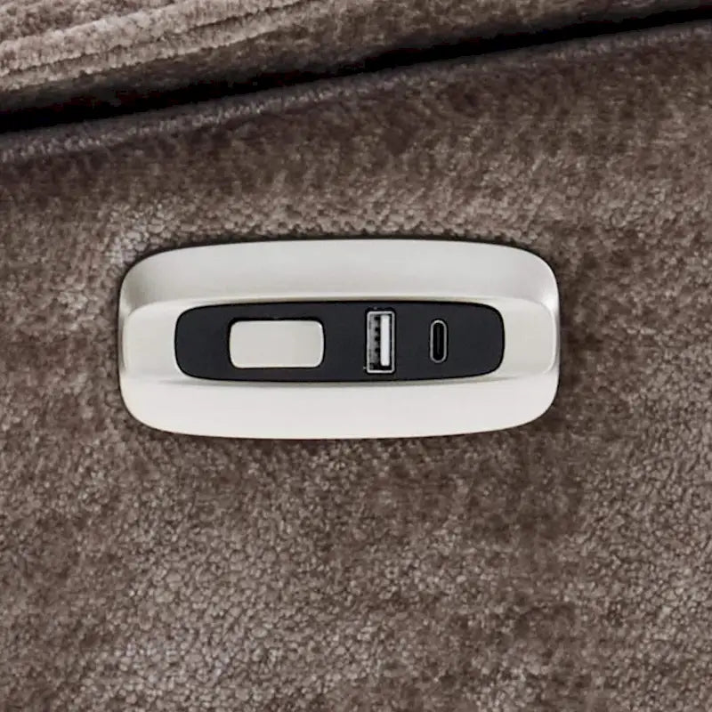 MCombo Armless Power Recliner Chair with USB Ports, 3.5 Wall Clearance Electric Reclining Sofa Chair for Living Room, ALR01