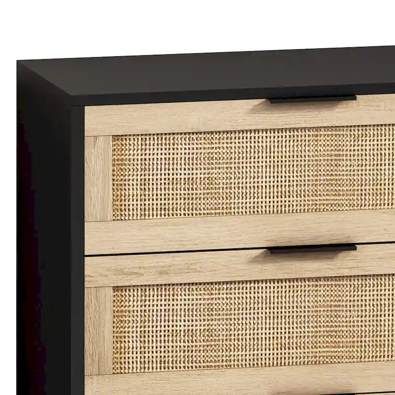 59.06 6- Drawers Rattan Storage Cabinet for Living Room