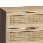 59.06 6- Drawers Rattan Storage Cabinet for Living Room