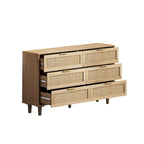 59.06 6- Drawers Rattan Storage Cabinet for Living Room