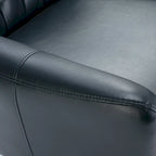 Cleveland Tufted Faux Leather Swivel Chair by Greyson Living