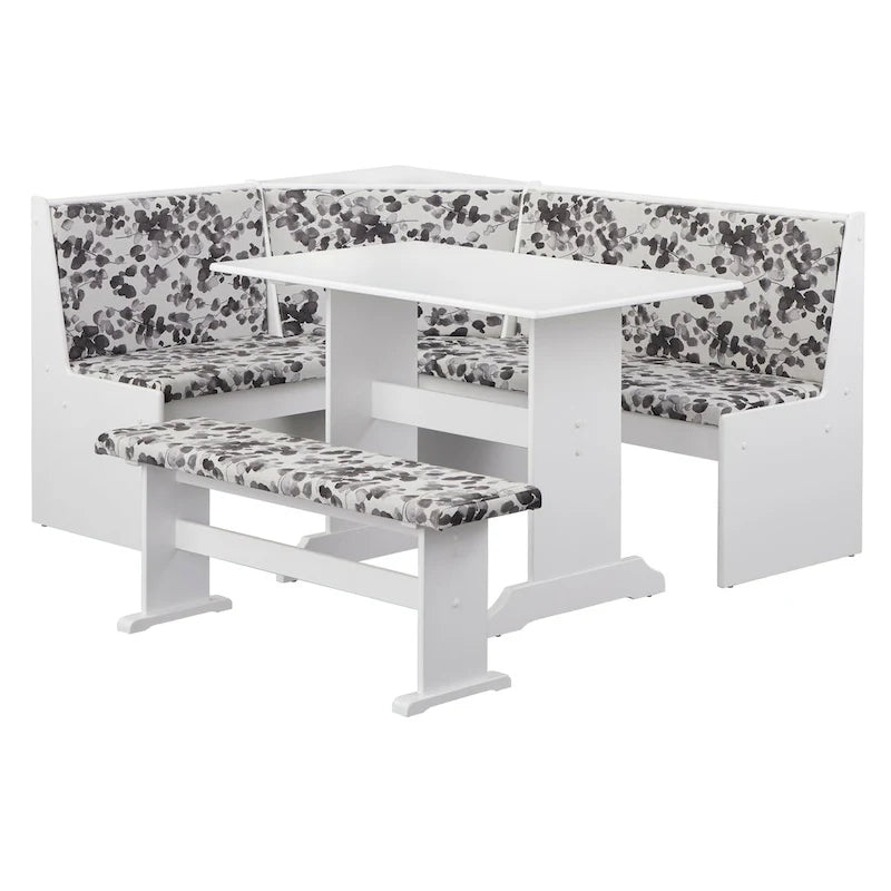 Simple Living 3-piece Lacey Upholstered Nook Set