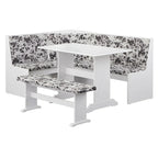 Simple Living 3-piece Lacey Upholstered Nook Set