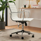 LUXMOD Ribbed Home Office Computer Chair Desk Chair