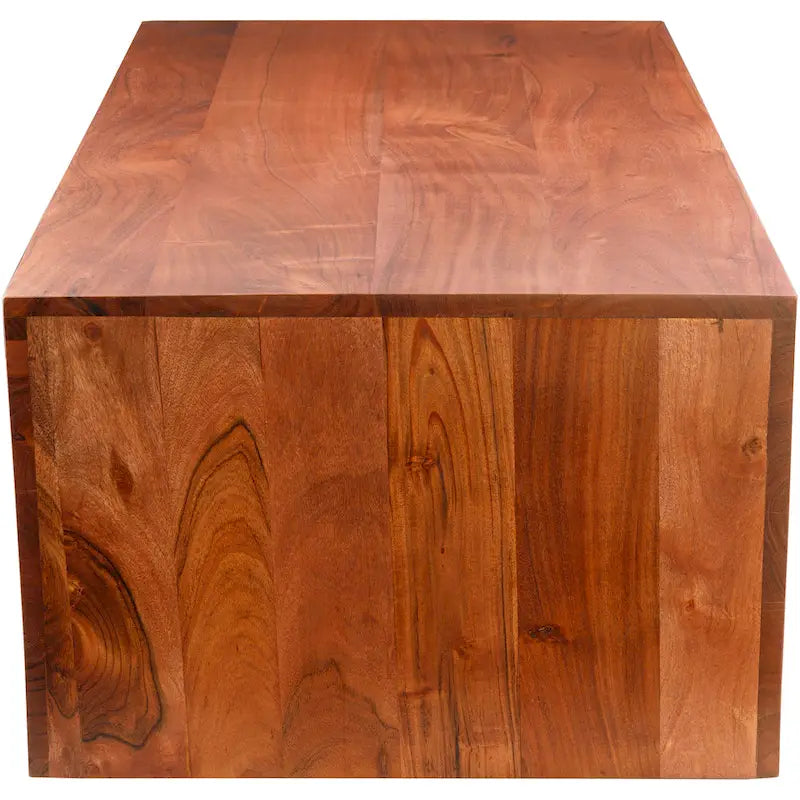 Asma Modern Angular Wooden Coffee Table - 15H x 39W x 22D