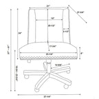 Violet Home Office Swivel Chair