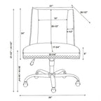 Violet Home Office Swivel Chair
