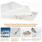 Frame Coffee Table Rectangular Cocktail Table Marble Metal Sofa Table