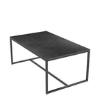 Frame Coffee Table Rectangular Cocktail Table Marble Metal Sofa Table