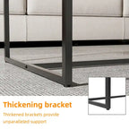 Frame Coffee Table Rectangular Cocktail Table Marble Metal Sofa Table