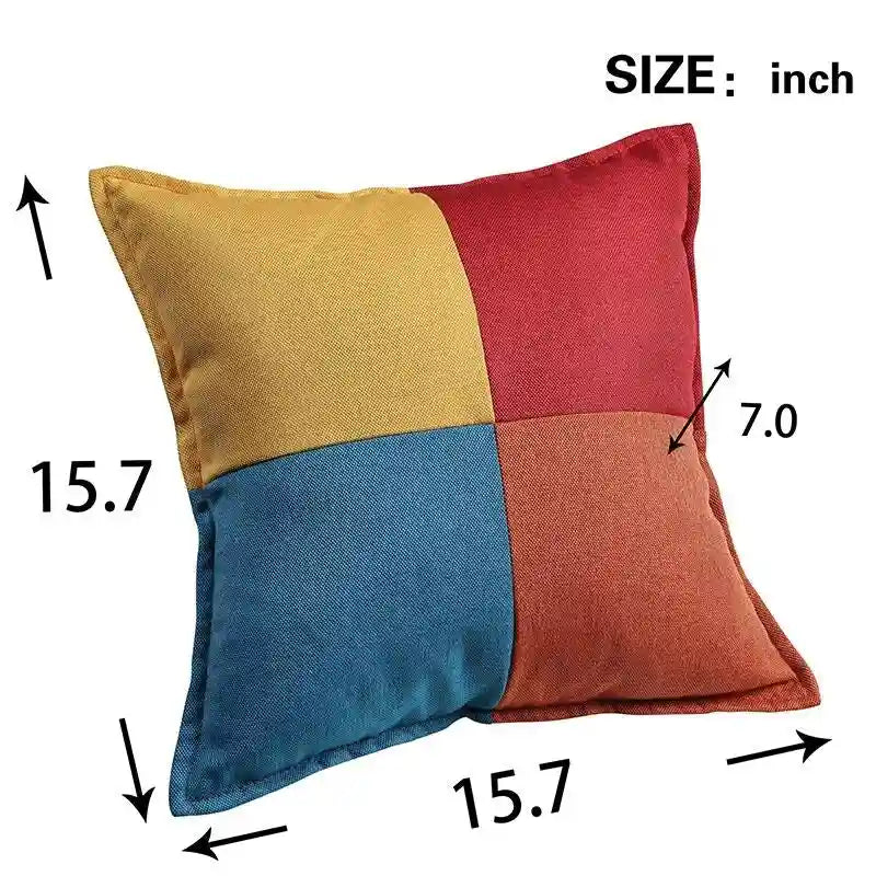 Colorful Antique Sofa, Loveseat, Solid Wood Legs