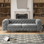 Corvus Aosta Tufted Velvet Chesterfield Sofa