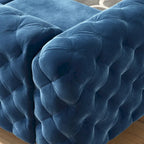 Corvus Aosta Tufted Velvet Chesterfield Sofa