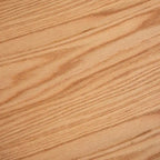 SEI Furniture Vaquero Mid Century Modern Round Wood Grain Two Tier Coffee Table