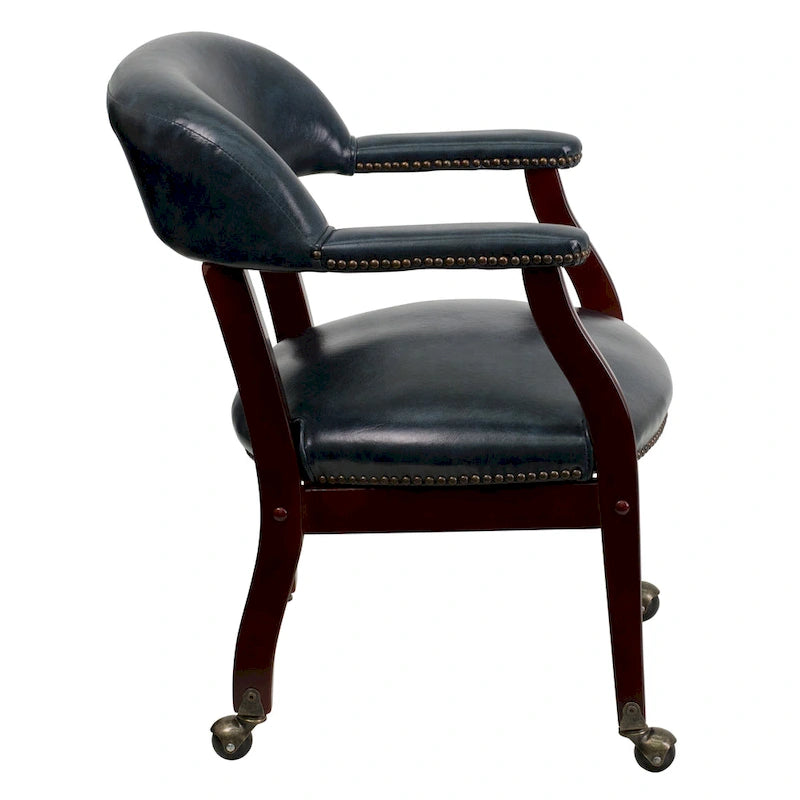 Conference Chair with Accent Nail Trim and Casters