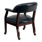 Conference Chair with Accent Nail Trim and Casters