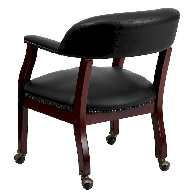 Conference Chair with Accent Nail Trim and Casters