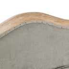 Classic Home Brittani Upholstered Grey Arm Chair - 38Hx29Wx31D