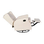 Wingback Manual Rocking Glider Recliner Chair with 360 Swivel