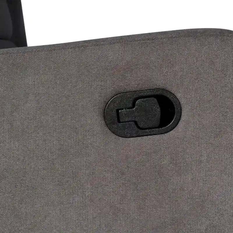 Wingback Manual Rocking Glider Recliner Chair with 360 Swivel