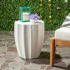 SAFAVIEH Nhuong Concrete Indoor/ Outdoor Accent Table - 15.3 x 15.3 x 17.7 - 15Wx15Dx18H