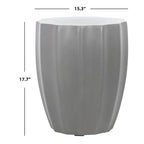 SAFAVIEH Nhuong Concrete Indoor/ Outdoor Accent Table - 15.3 x 15.3 x 17.7 - 15Wx15Dx18H