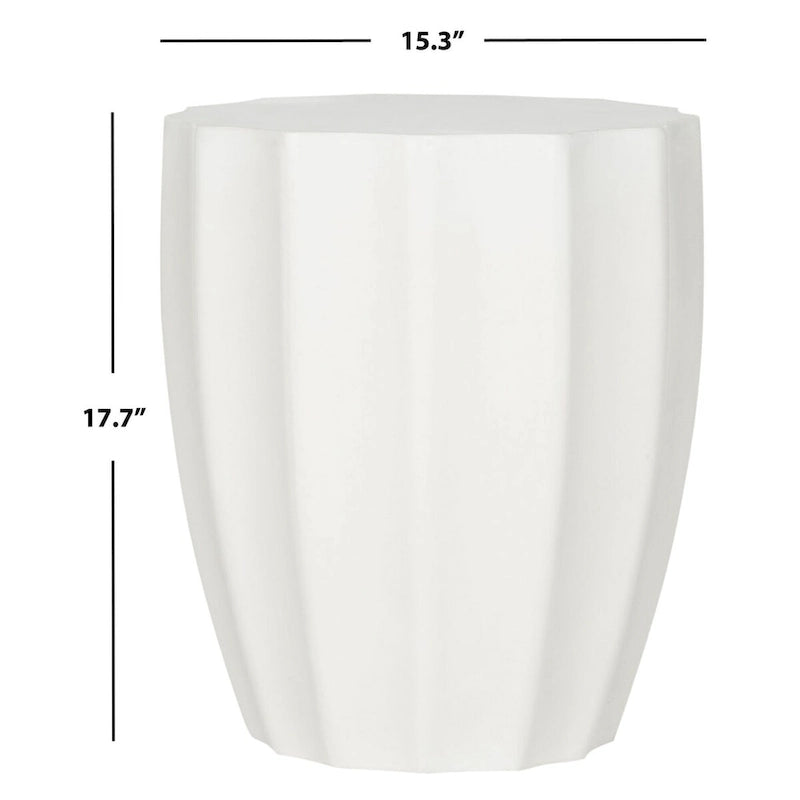 SAFAVIEH Nhuong Concrete Indoor/ Outdoor Accent Table - 15.3 x 15.3 x 17.7 - 15Wx15Dx18H