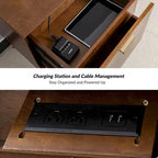 Isabel Mid-century 2- Drawer Wood Nightstand Sets of 2 by HULALA HOME