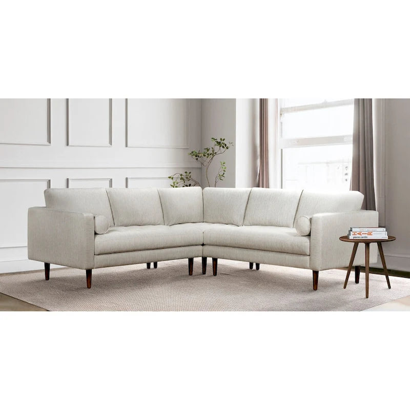 Poly & Bark Napa Fabric 98 Corner Sectional Sofa