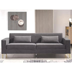 Modern Velvet Upholstered Living Room Sofa
