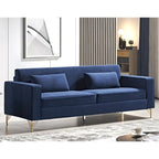 Modern Velvet Upholstered Living Room Sofa